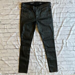 AG ADRIANO GOLDSCHMIED Black Pants Womens The Legging Ankle Super Skinny Size 26
